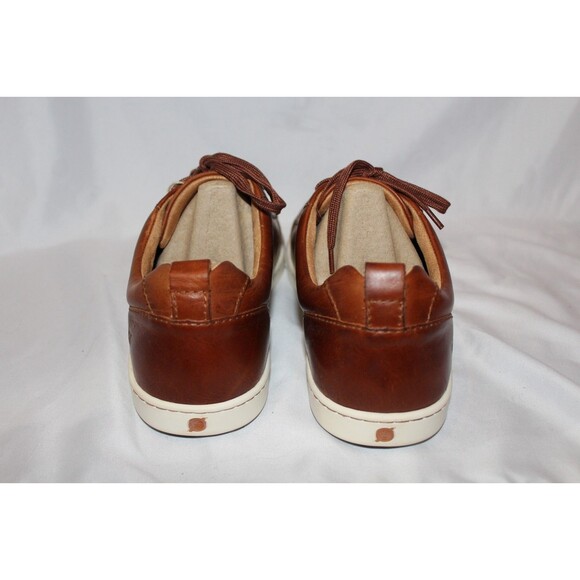 Born Men\'s Tan Leather Allegheny Casual Athletic Sneakers Sz 12 NIB